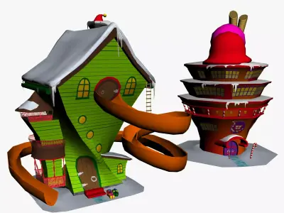 GAME MODEL LOW POLY PP 03 Low-poly 3D model