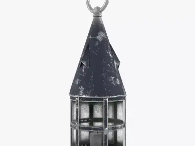 Medieval lantern 3D model buy