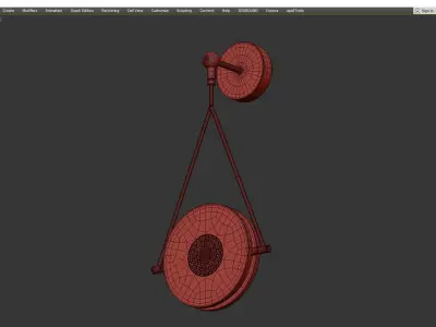 BETH WALL Low-poly 3D model