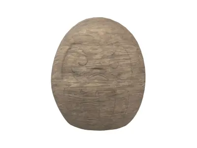 Bodhidharma Ornaments v1 003 Low-poly 3D model