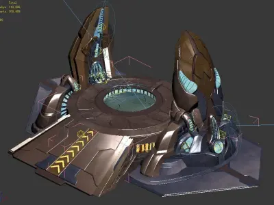 Lost Ancient Civilization - Transfer Point 02 3D model