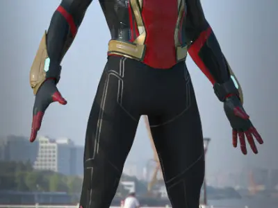 Spider-Man No Way Home Integrated Suit 3D model