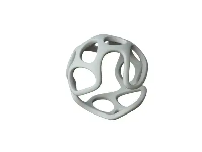 SciFi Cube Object No 33644 Low Poly Shape Texture
