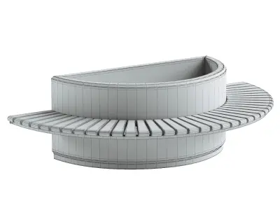 PLANTER BENCH 298 3D model
