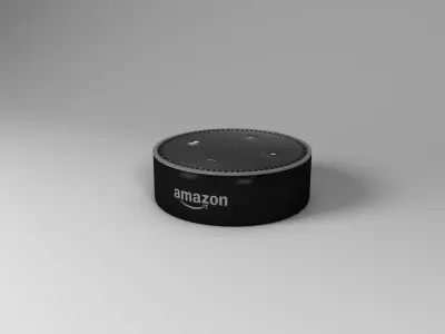 Amazon Echo Dot Gen 2 Alexa Low-poly 3D model