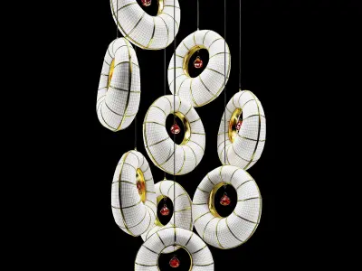 Crystal Chandelier Collection 005 3D model