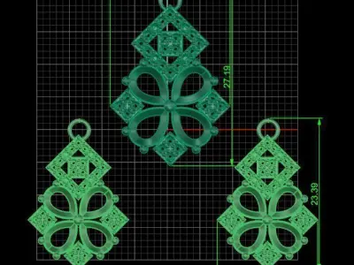 Half set 0036 3D print model