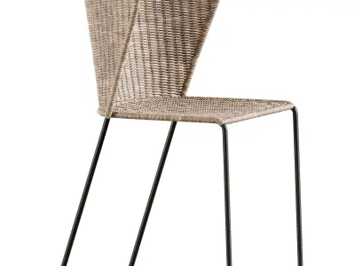 Fantine chair by kavehome 3D model