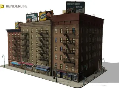 Factory Warehouse 3D model