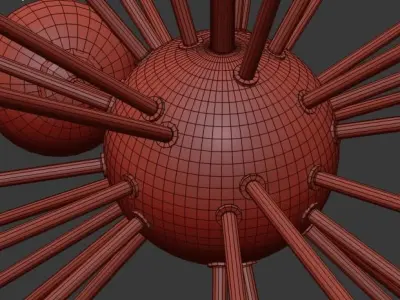 Magic Circus Sputnik Chandeliers 01 3D model