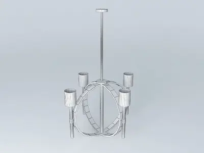 Hinkley Lighting Margeaux 5 Light Chandelier Free 3D model