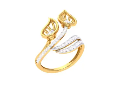 Delicate Ring - 15 3D print model