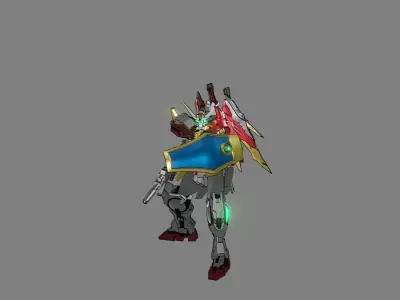 Attacker Gundam 21 3D model