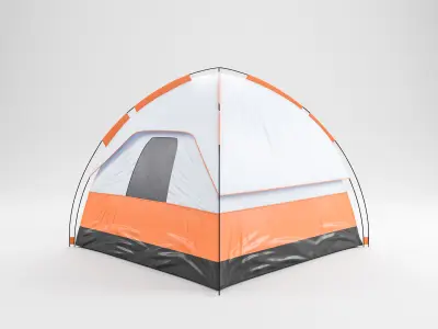 Camping Tent 01 4K PBR 3D model