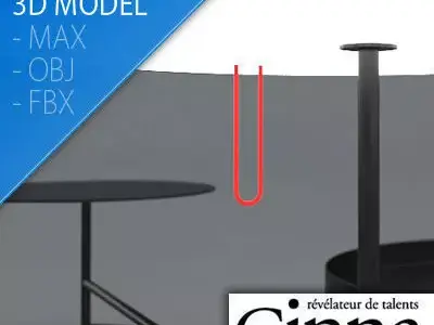 Table Lamp Arnaud by Arnaud Lapierre 3D model