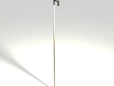 Street Furniture - Outdoor Lighting - Street Lamp II Low-poly 3D model