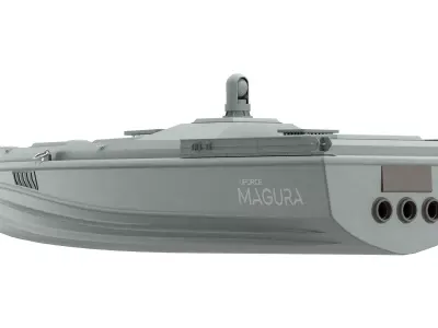 Boat Magura Ukrainian Naval Drone Low-poly 3D model