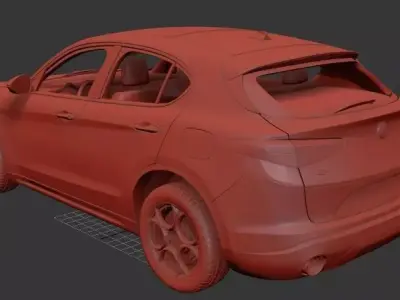 Alfa Romeo Stelvio 949 Q4 2017 3D print model
