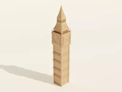Big Ben 3D print model