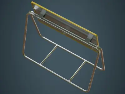 Traffic Barrier 4A Low-poly 3D model