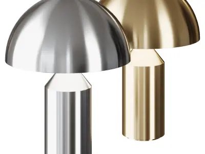 Oluce ATOLLO NICKEL Table lamp 3D model