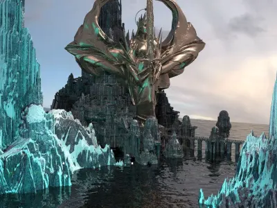 Excalibur Mountains kit bash  3D model