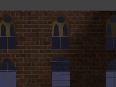Royal Gate  Low-poly 3D model