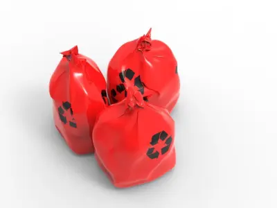 RUBBISH RED 3D model