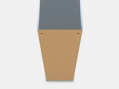 PAX Wardrobe frame 20 Low-poly 3D model