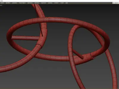 RINGER CHANDELIER Low-poly 3D model