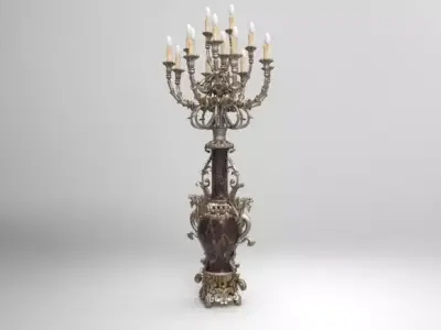 Corner light 3D model