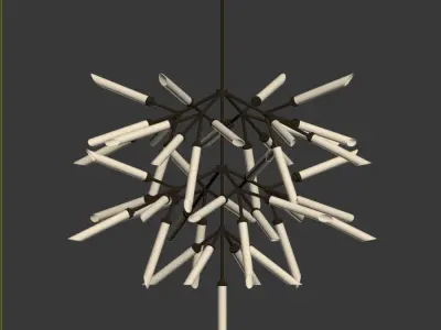Spur Pendant Grand Chandelier loftcocept 3D model