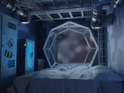 space station 3D model