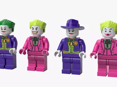 Lego Joker 3D model