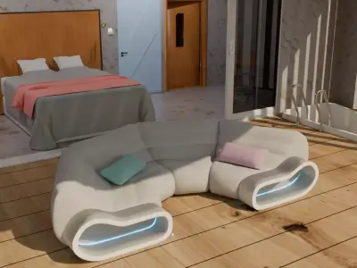 Marine Resort Cabin 3D model