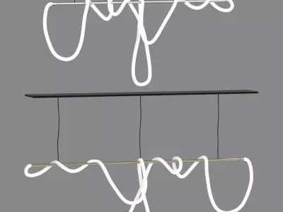 Luke Pendant Tracer Bar 3D model