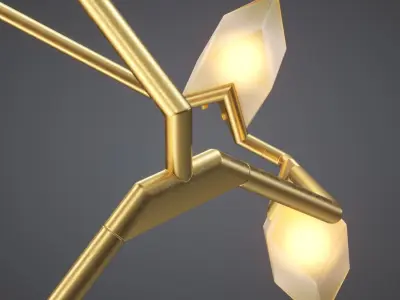 Bec Brittain Seed Chandelier 02 3D model