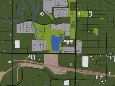 Dallas City 3D model