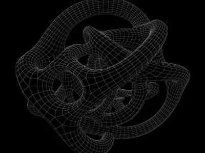 Abstract Shape v40 004 Low-poly 3D model