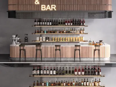 CAFE BAR NO7  A 3D model