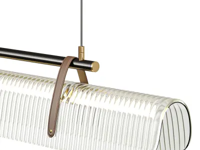 Nami Linear Chandelier 3D model