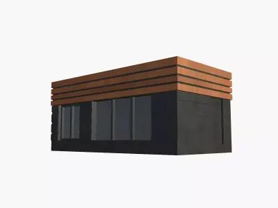 Small Shop Low-poly 3D model