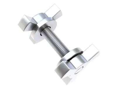 Decorative screw 04 3D model