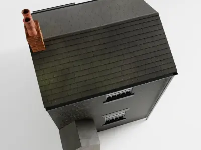 British Row Home 02 3D model