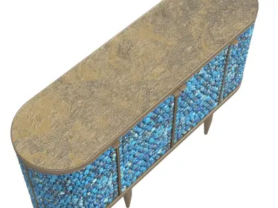 Galerie Glustin four door sideboard 3D model