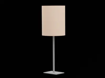 Bedroom Lamp Low-poly 3D model