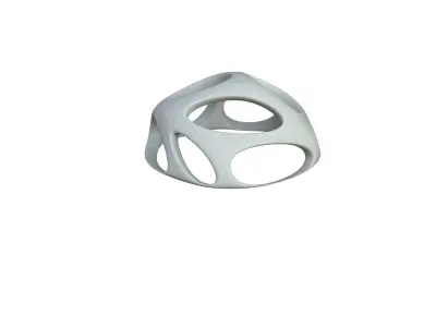 SciFi Cube Object No 46876 Low Poly Shape Low-poly 3D model