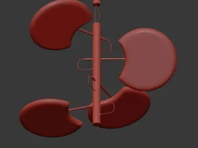 ALMA chandelier 3D model buy