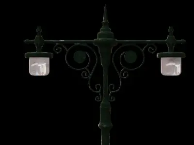 Street lights 3D model