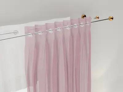 Curtains 02 collection 2 3D model